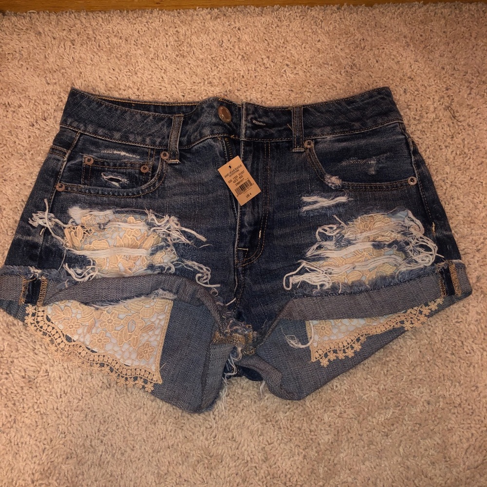 High waisted shorts